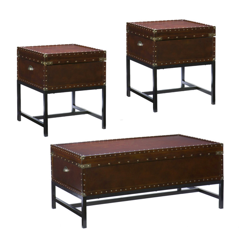 Wildon Home® Southport 3 Piece Trunk Coffee Table Set & Reviews Wayfair